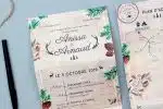 Comment choisir le papier et la qualité d'impression pour le faire-part de mariage d'hiver, afin de lui donner un aspect luxueux et élégant